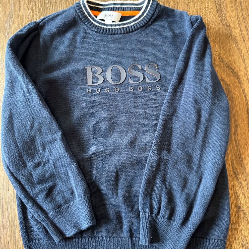 Hugo Boss navy sweater - size 5
